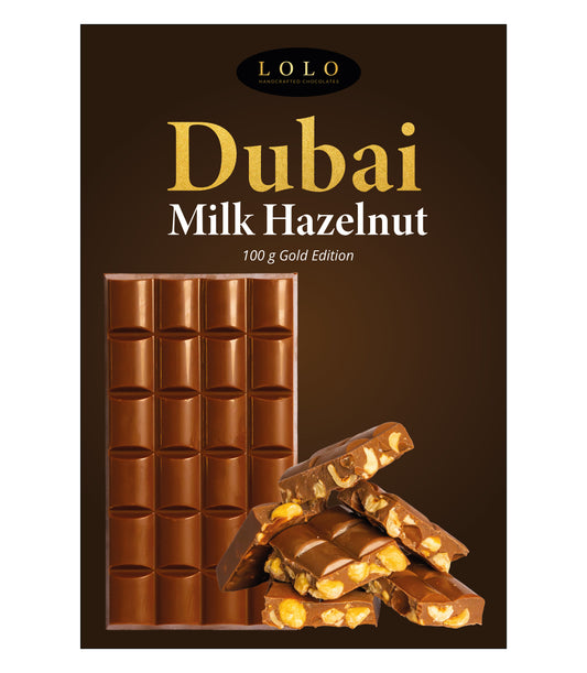 Hazelnut 60% - Milk chocolate 100 grams