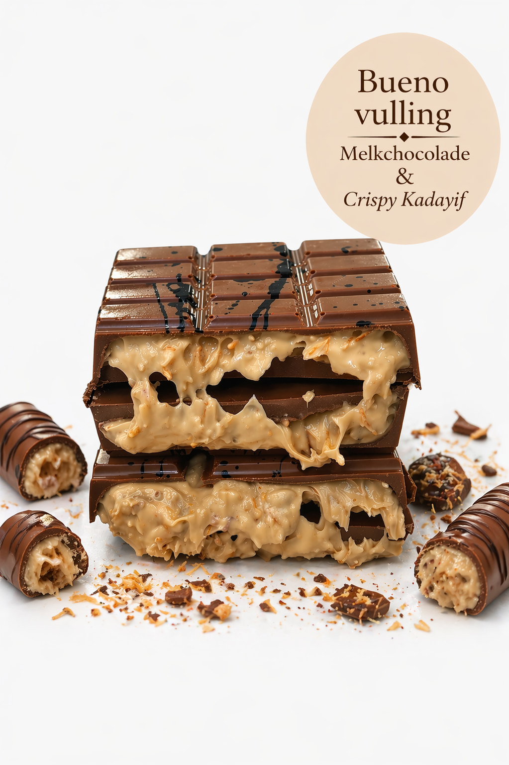 Dubai style - Creamy Bueno filling bar - 200 grams
